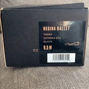 Frye Regina ballet size 9.5 M black